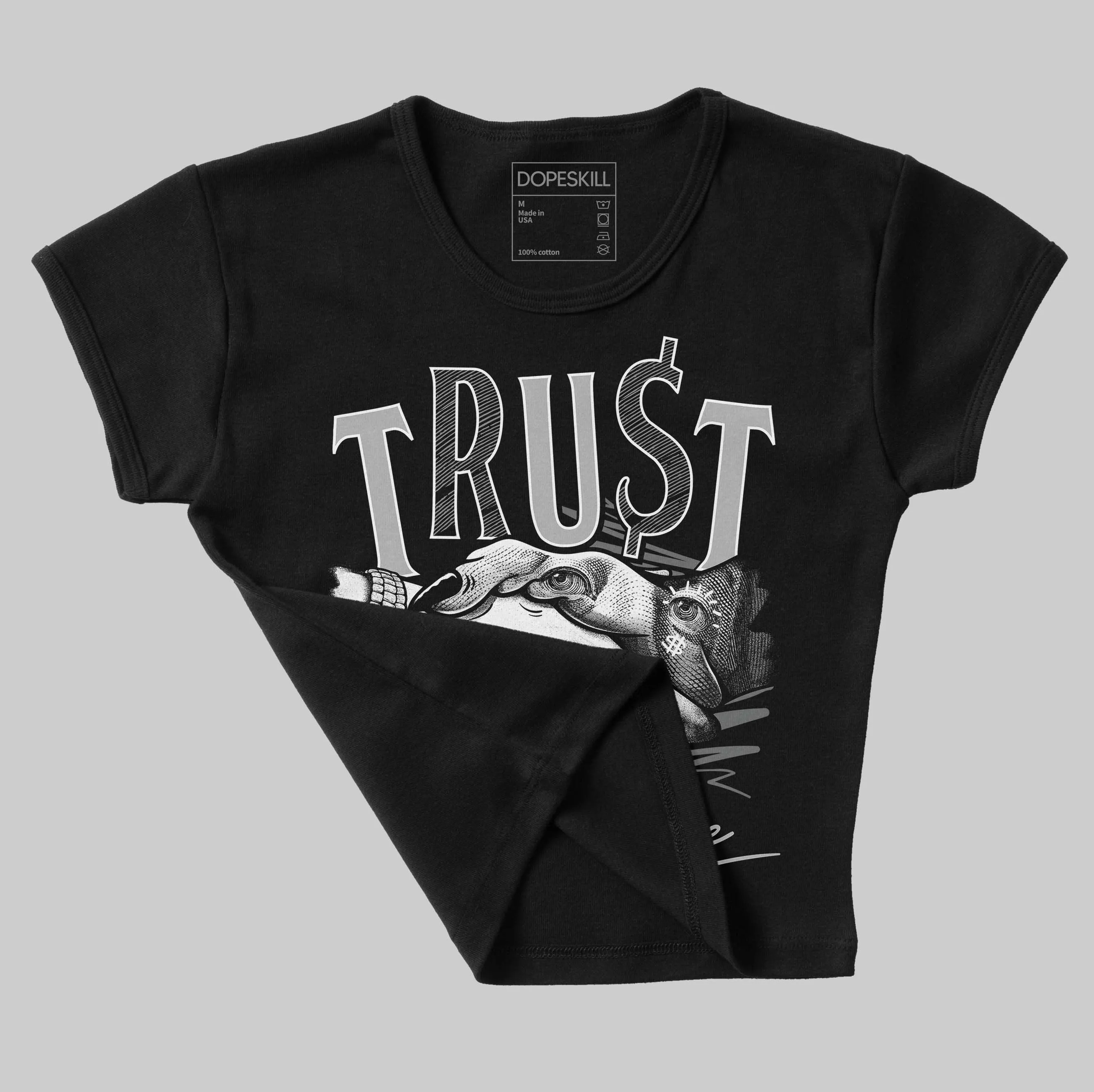 NB 2002R Steel Orca DopeSkill Women's Crop Top Trust No One Graphic sold by DopeSkill product image thumbnail 3
