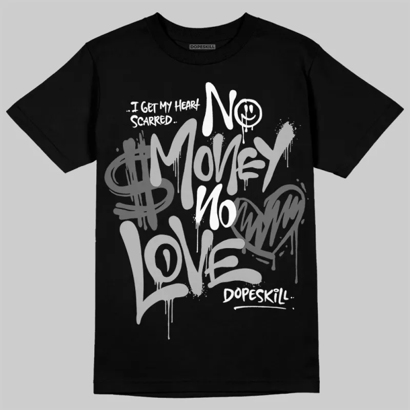 NB 2002R Steel Orca DopeSkill T-Shirt No Money No Love Typo Graphic sold by DopeSkill