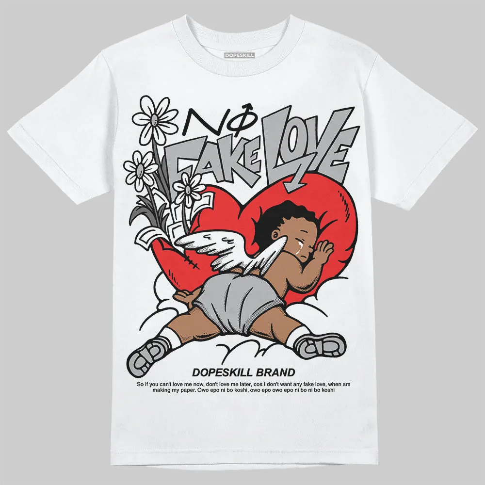 NB 2002R Steel Orca DopeSkill T-Shirt No Fake Love Graphic sold by DopeSkill product image thumbnail 2
