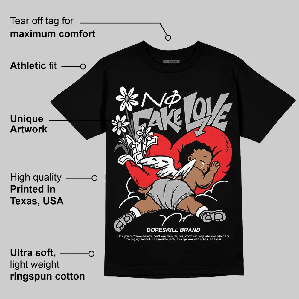 NB 2002R Steel Orca DopeSkill T-Shirt No Fake Love Graphic sold by DopeSkill product image thumbnail 3