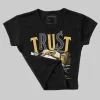 9060 Varsity Gold DopeSkill Women's Crop Top Trust No One Graphic sold by DopeSkill