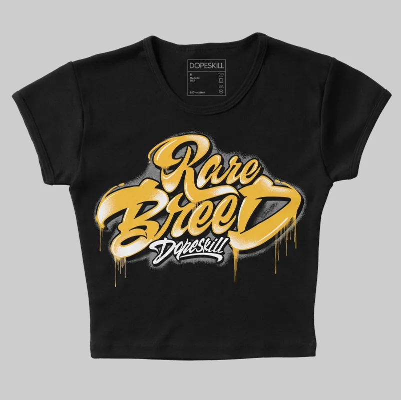 9060 Varsity Gold DopeSkill Women's Crop Top Rare Breed Type Graphic sold by DopeSkill