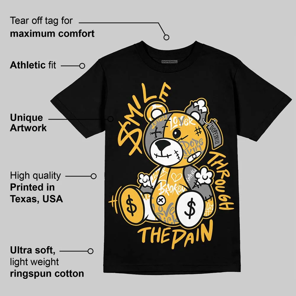 9060 Varsity Gold DopeSkill T-Shirt Smile Through The Pain Graphic sold by DopeSkill product image thumbnail 3