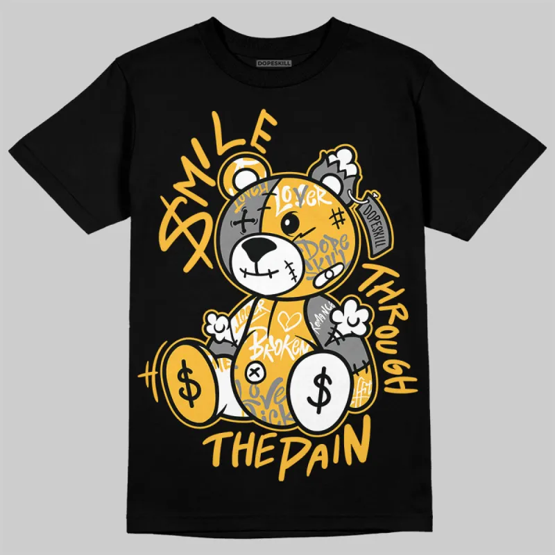 9060 Varsity Gold DopeSkill T-Shirt Smile Through The Pain Graphic sold by DopeSkill