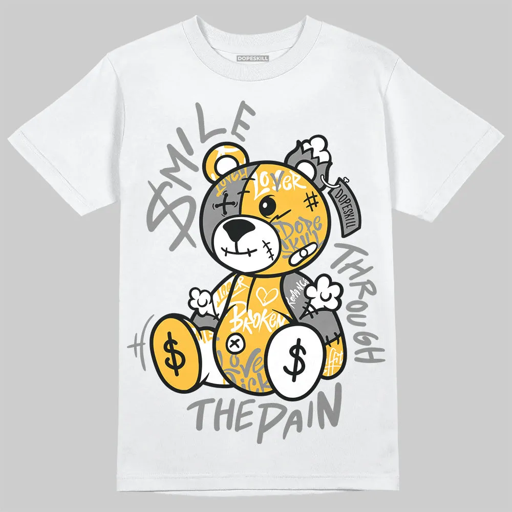 9060 Varsity Gold DopeSkill T-Shirt Smile Through The Pain Graphic sold by DopeSkill product image thumbnail 2