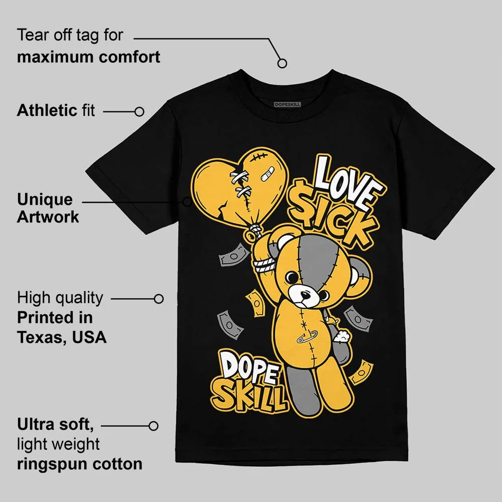 9060 Varsity Gold DopeSkill T-Shirt Love Sick Graphic sold by DopeSkill product image thumbnail 3