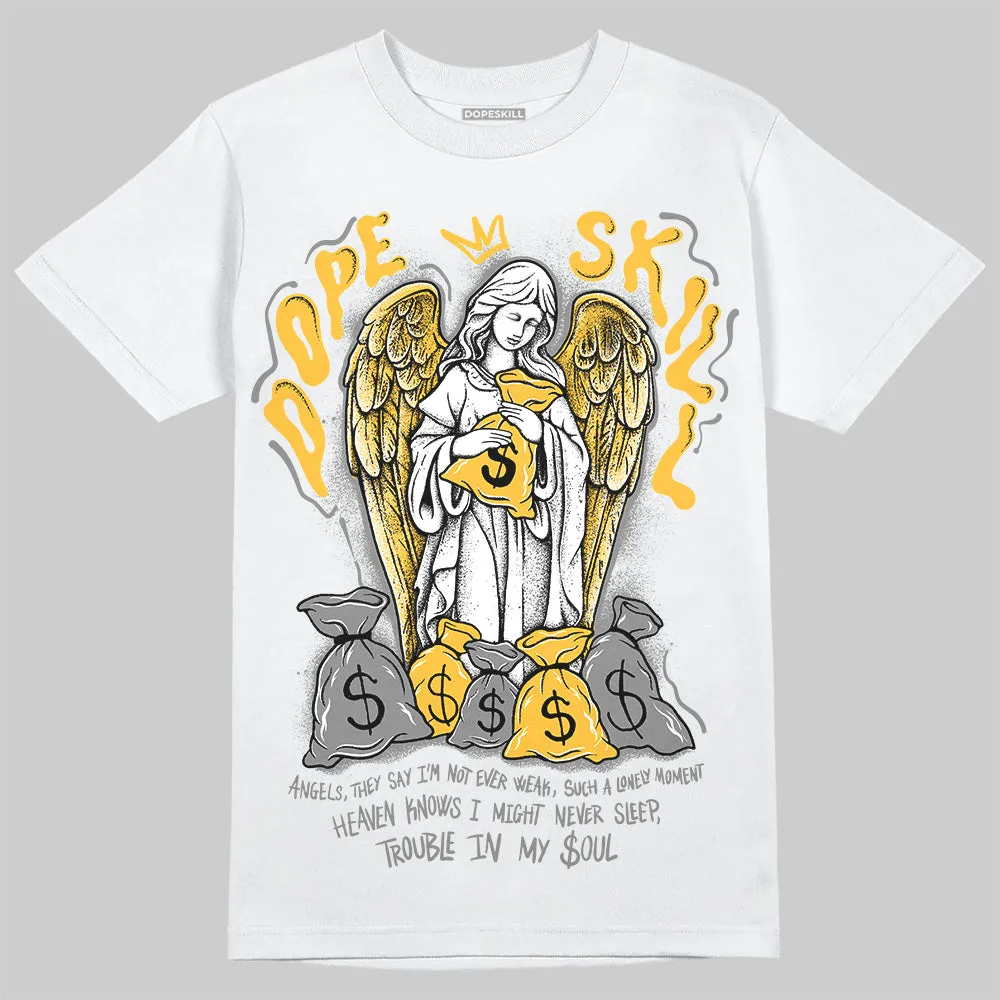 9060 Varsity Gold DopeSkill T-Shirt Angels Graphic sold by DopeSkill product image thumbnail 2