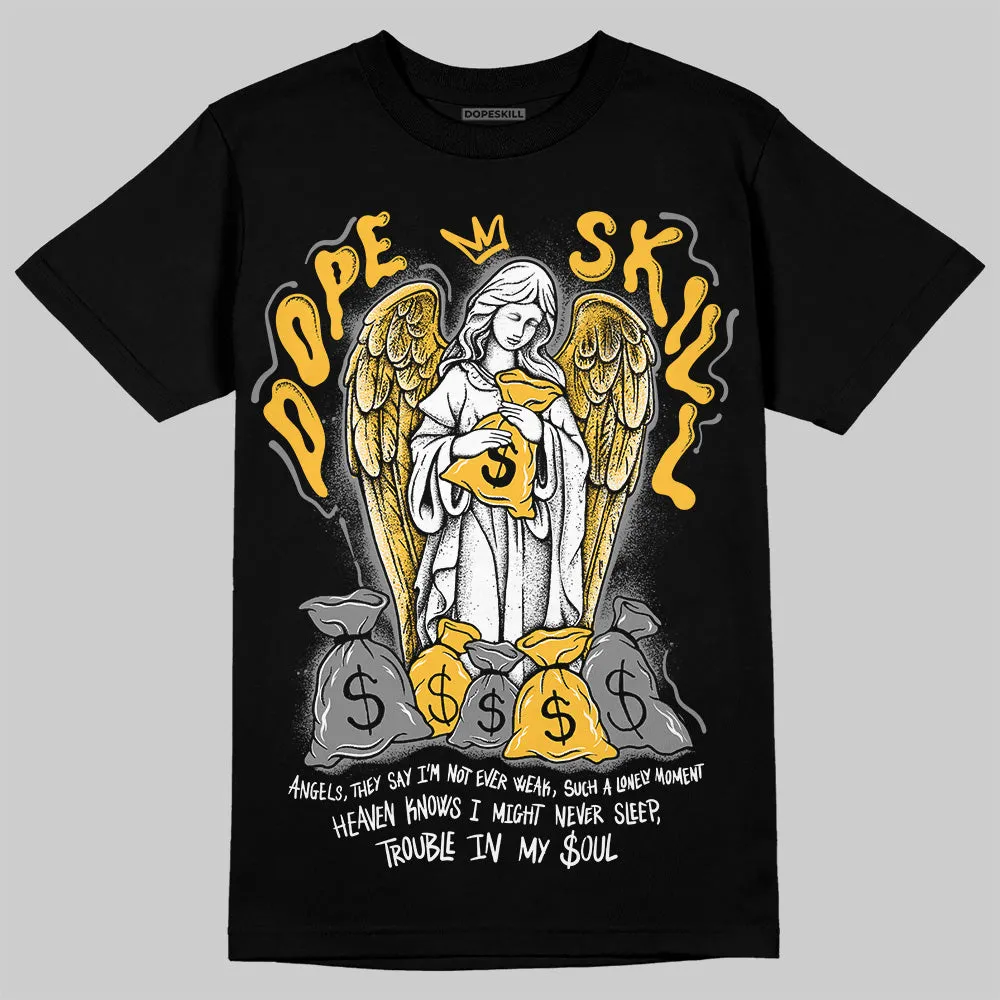 9060 Varsity Gold DopeSkill T-Shirt Angels Graphic sold by DopeSkill