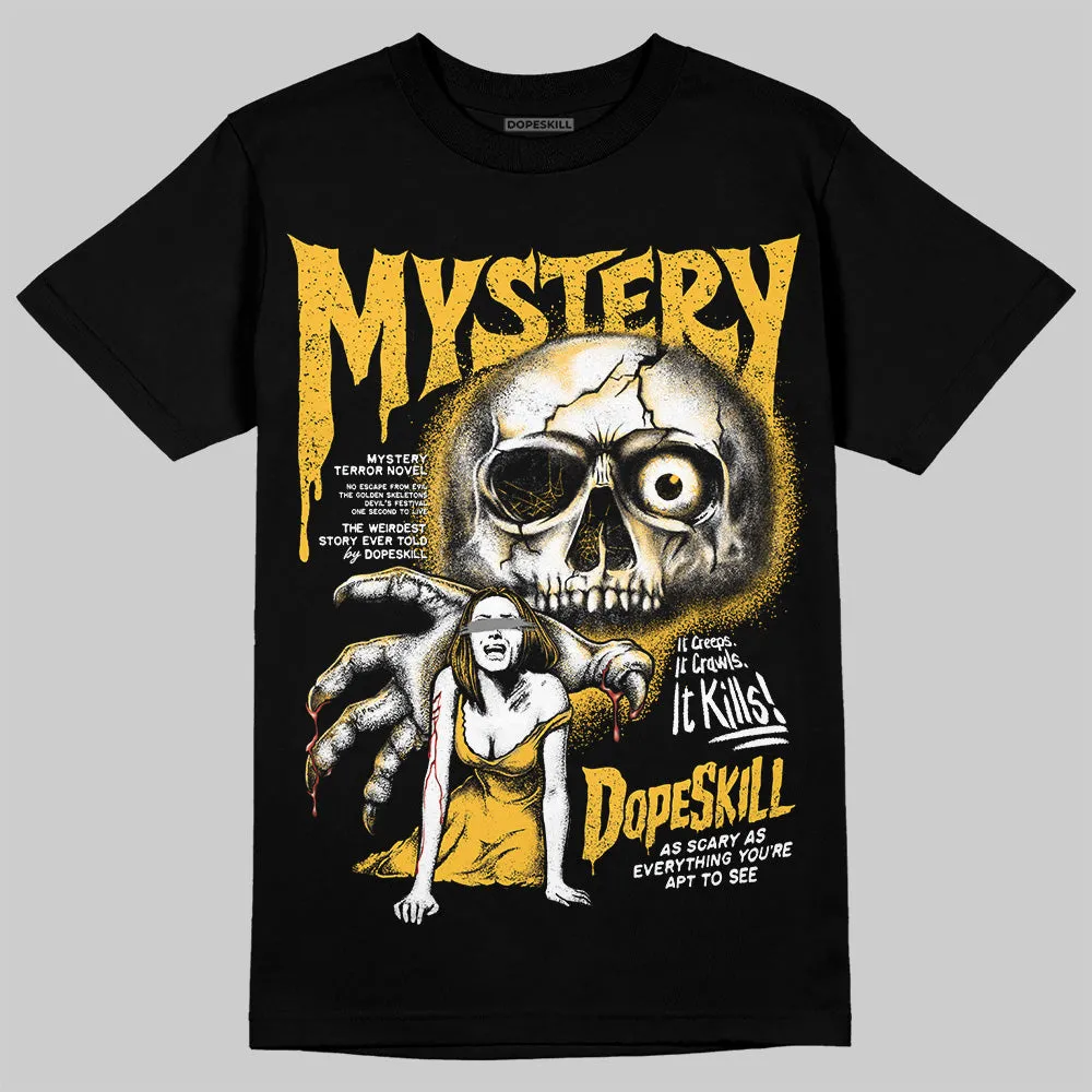 9060 Varsity Gold DopeSkill T-Shirt Mystery Ghostly Grasp Graphic sold by DopeSkill