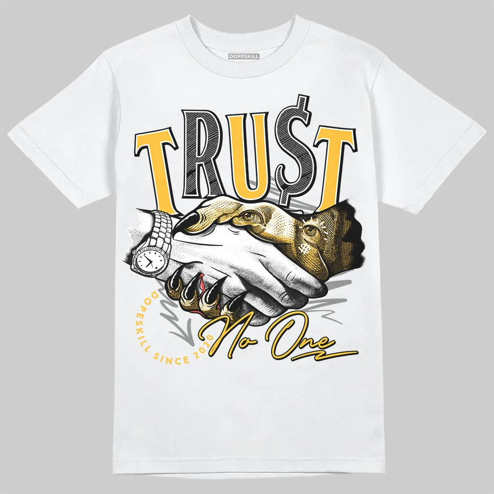 9060 Varsity Gold DopeSkill T-Shirt Trust No One Graphic sold by DopeSkill product image thumbnail 2