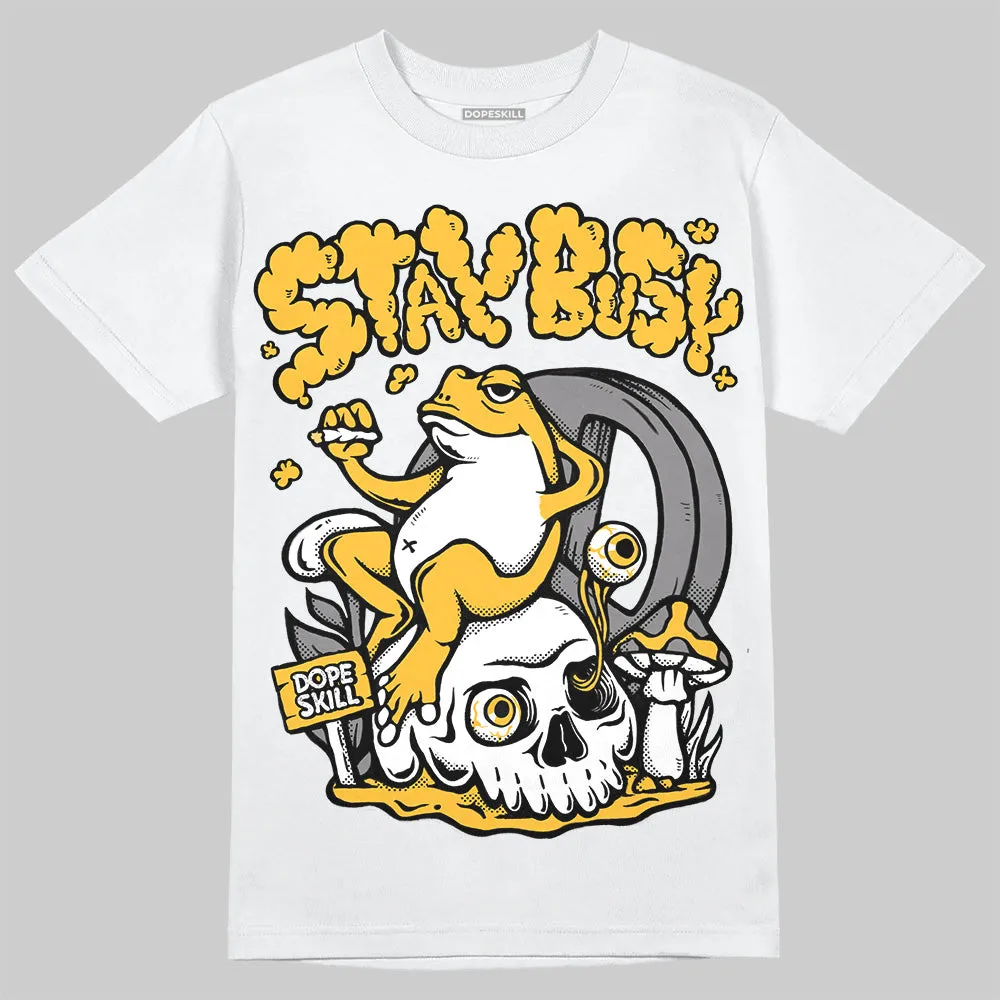 9060 Varsity Gold DopeSkill T-Shirt Stay Busy Graphic sold by DopeSkill product image thumbnail 2