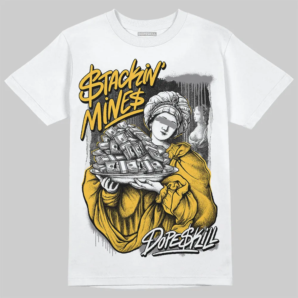 9060 Varsity Gold DopeSkill T-Shirt Stackin Mines Graphic sold by DopeSkill product image thumbnail 2