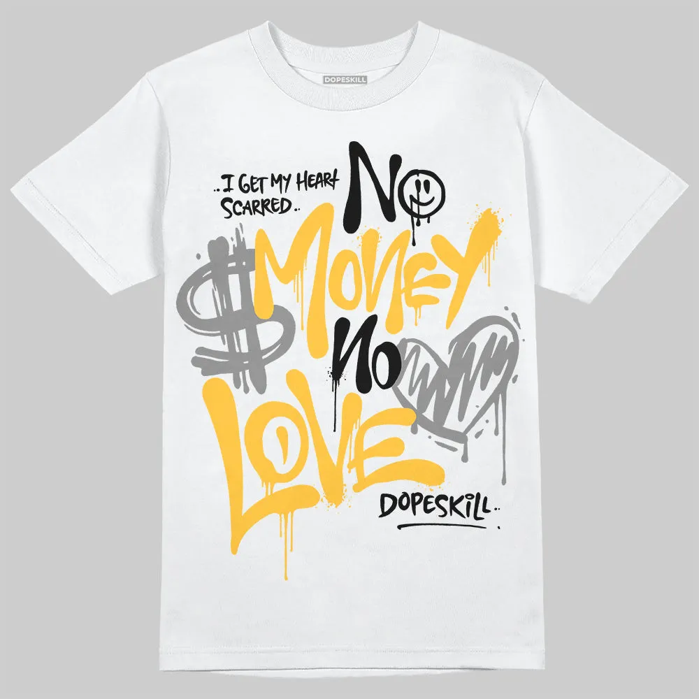 9060 Varsity Gold DopeSkill T-Shirt No Money No Love Typo Graphic sold by DopeSkill product image thumbnail 2