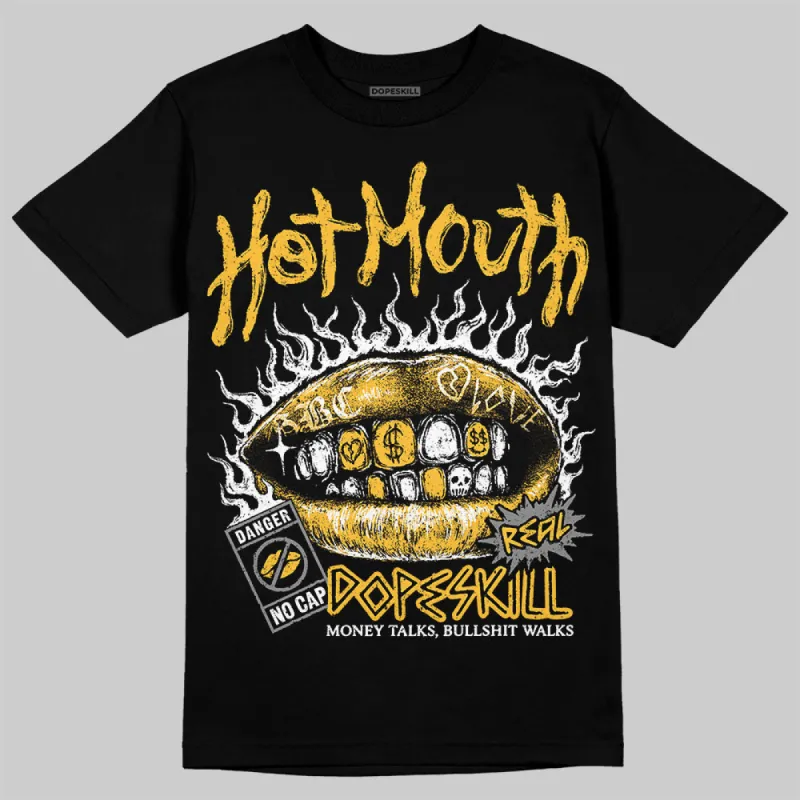 9060 Varsity Gold DopeSkill T-Shirt Hot Mouth Graphic sold by DopeSkill