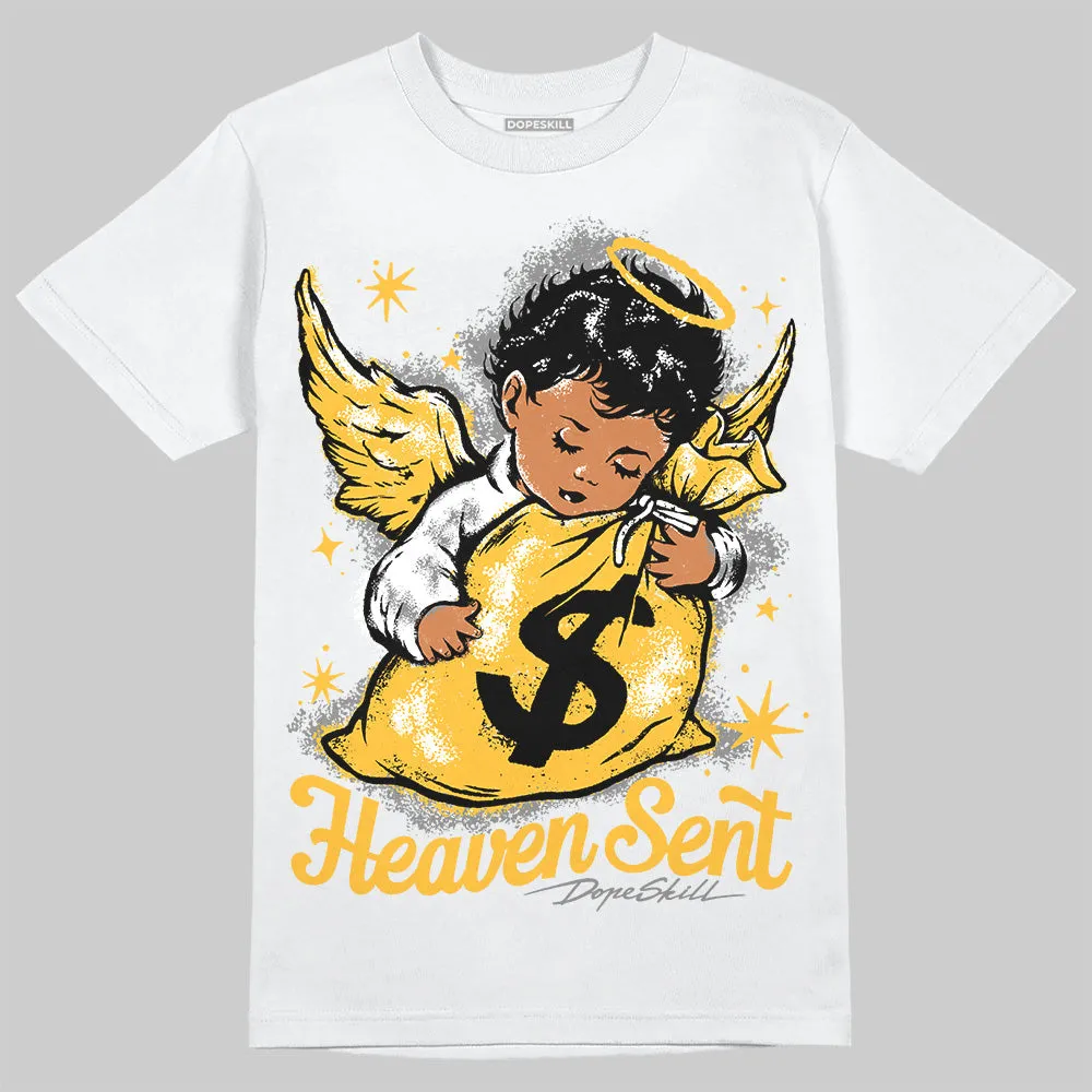 9060 Varsity Gold DopeSkill T-Shirt Heaven Sent Graphic sold by DopeSkill product image thumbnail 2