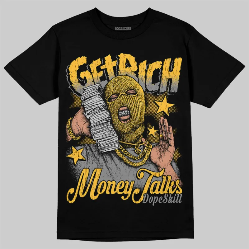 9060 Varsity Gold DopeSkill T-Shirt Get Rich Graphic sold by DopeSkill