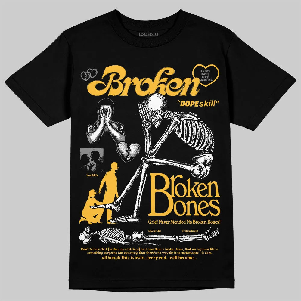 9060 Varsity Gold DopeSkill T-Shirt Broken Bones Graphic sold by DopeSkill
