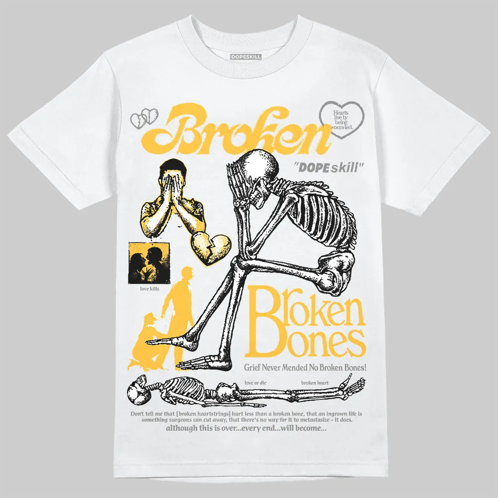 9060 Varsity Gold DopeSkill T-Shirt Broken Bones Graphic sold by DopeSkill product image thumbnail 2