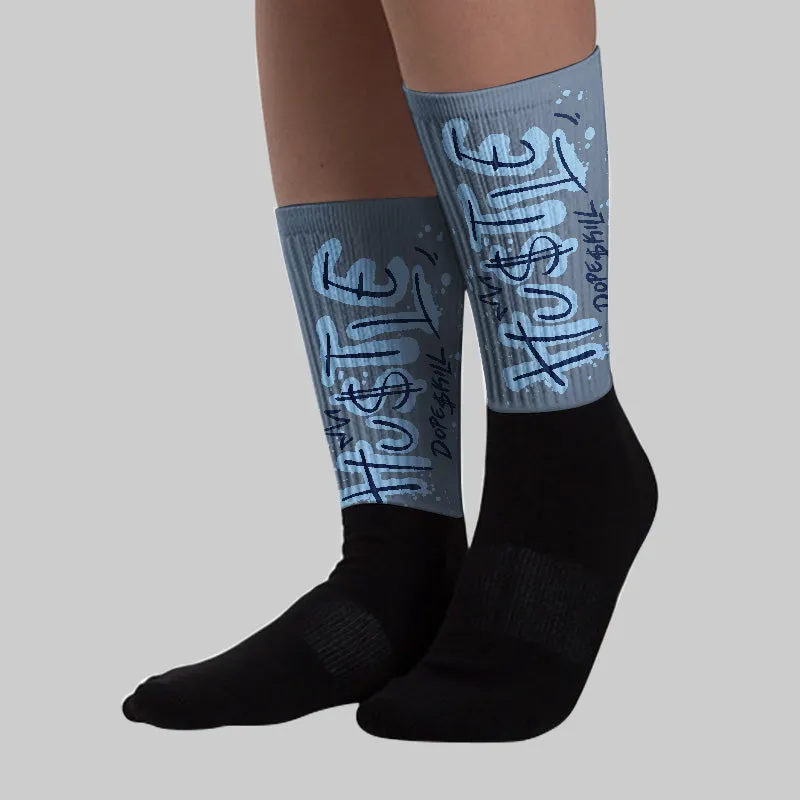 9060 Grey Day DopeSkill Sublimated Socks Hustle Graphic sold by DopeSkill product image thumbnail 3