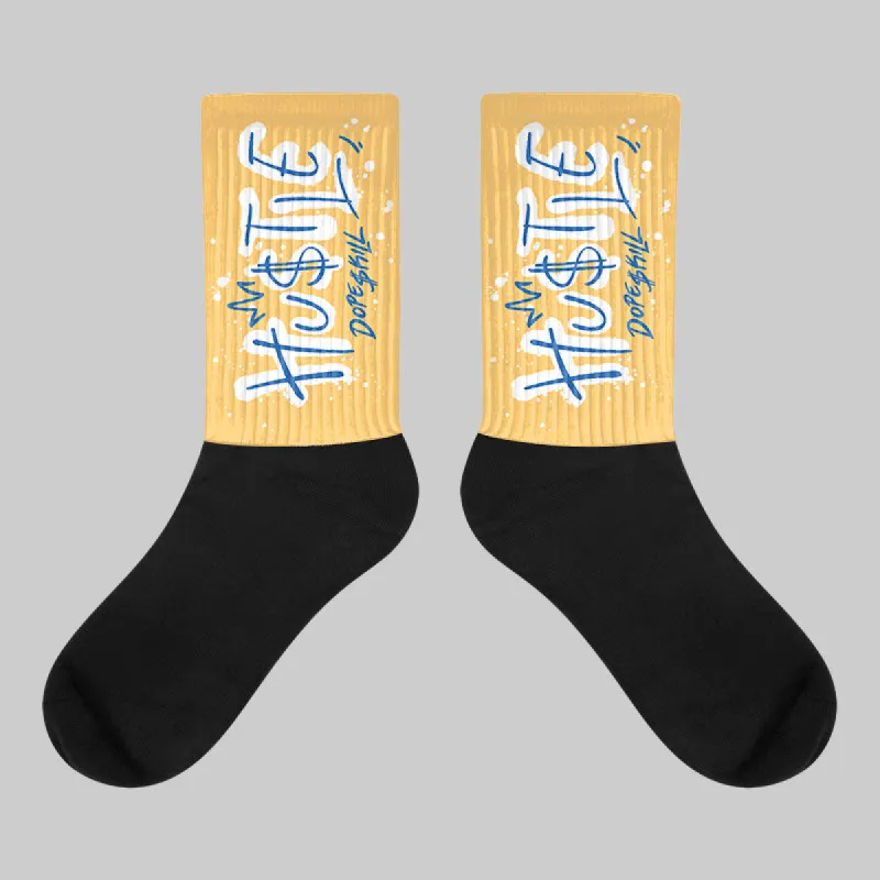 Canary 1s DopeSkill Sublimated Socks Hustle Graphic sold by DopeSkill