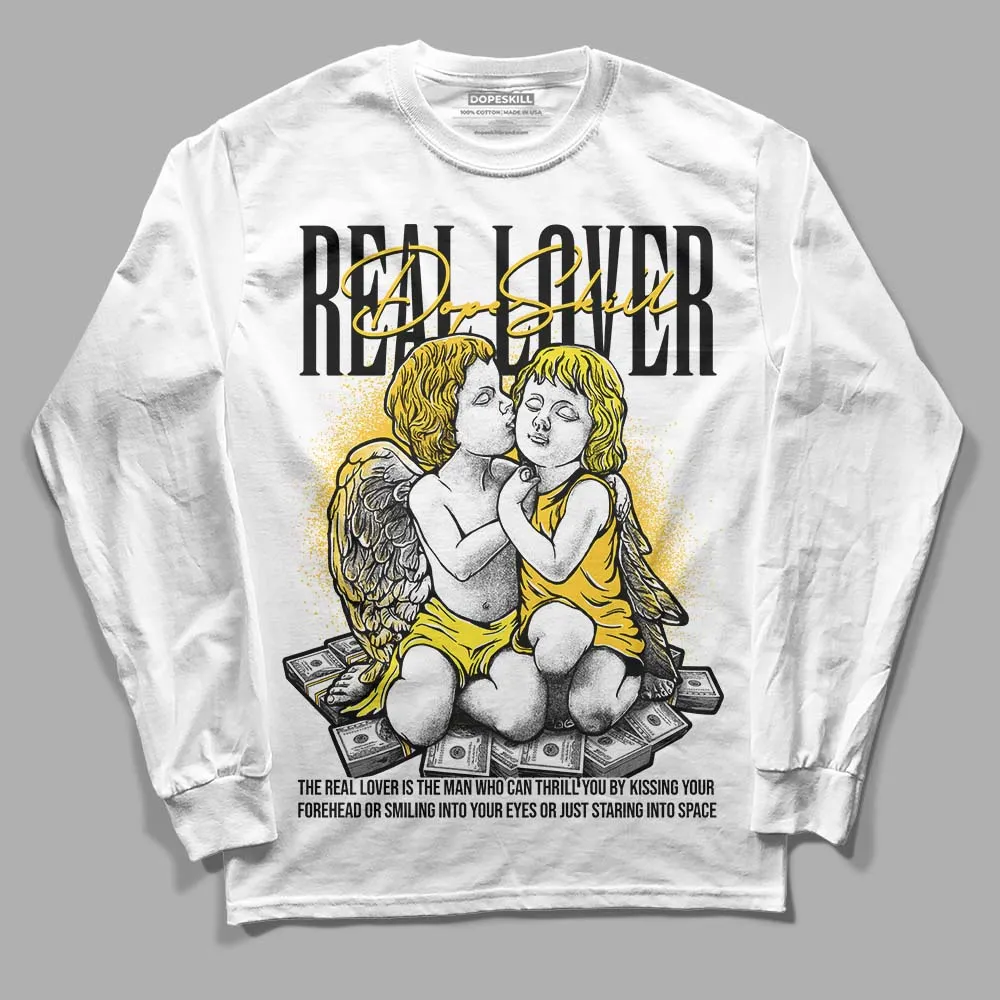 Vivid Sulfur 4s DopeSkill Long Sleeve T-Shirt Real Lover Graphic sold by DopeSkill