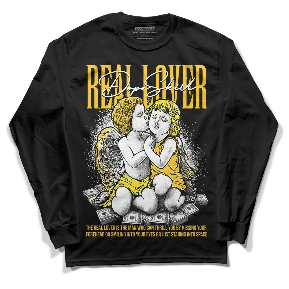 Vivid Sulfur 4s DopeSkill Long Sleeve T-Shirt Real Lover Graphic sold by DopeSkill product image thumbnail 2