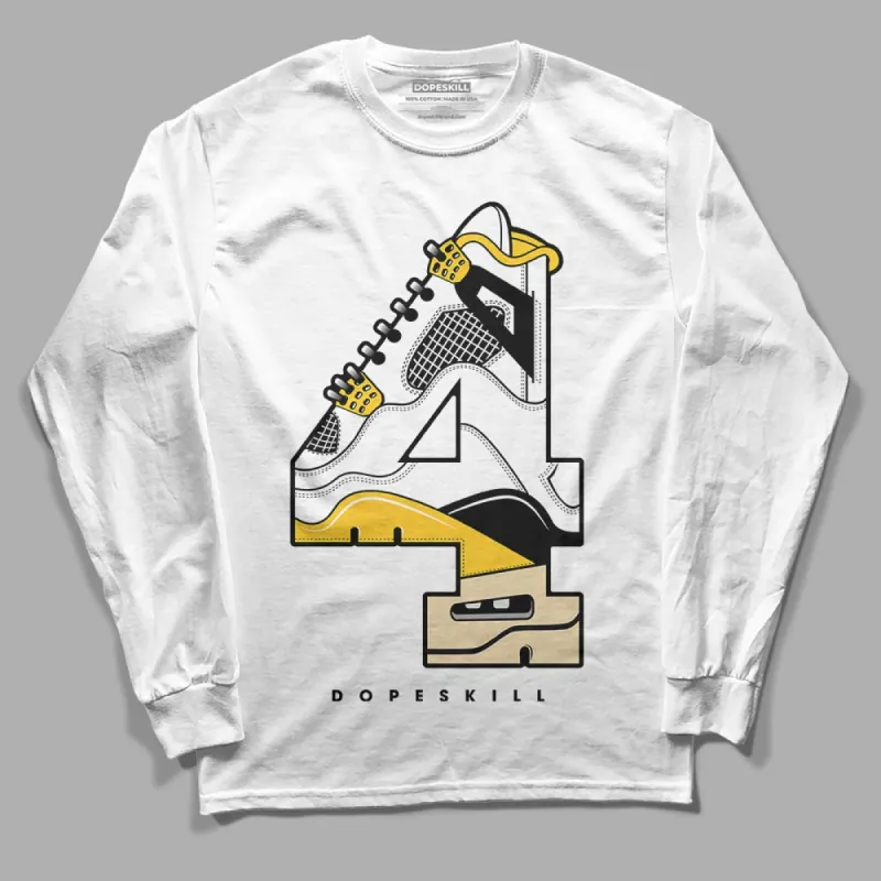 Vivid Sulfur 4s DopeSkill Long Sleeve T-Shirt No.4 Graphic sold by DopeSkill