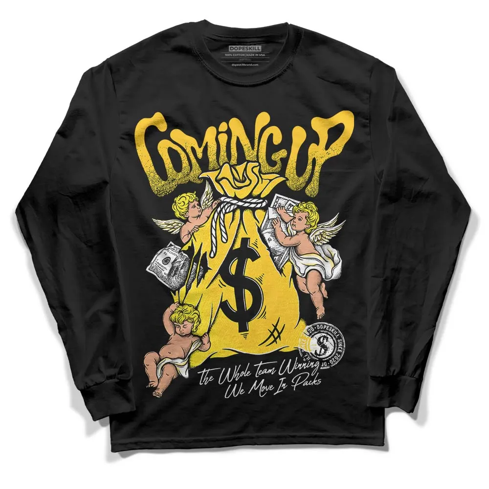 Vivid Sulfur 4s DopeSkill Long Sleeve T-Shirt Money Bag Coming Up Graphic sold by DopeSkill product image thumbnail 2