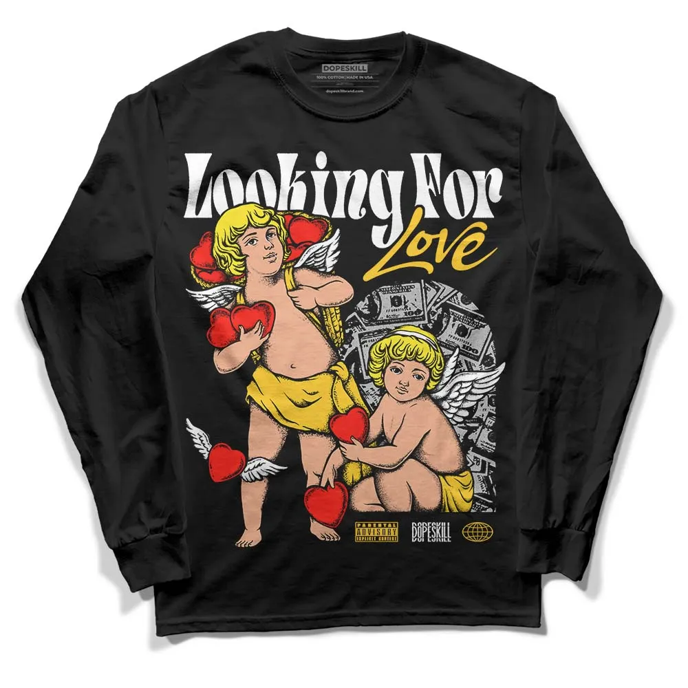 Vivid Sulfur 4s DopeSkill Long Sleeve T-Shirt Looking For Love Graphic sold by DopeSkill product image thumbnail 2