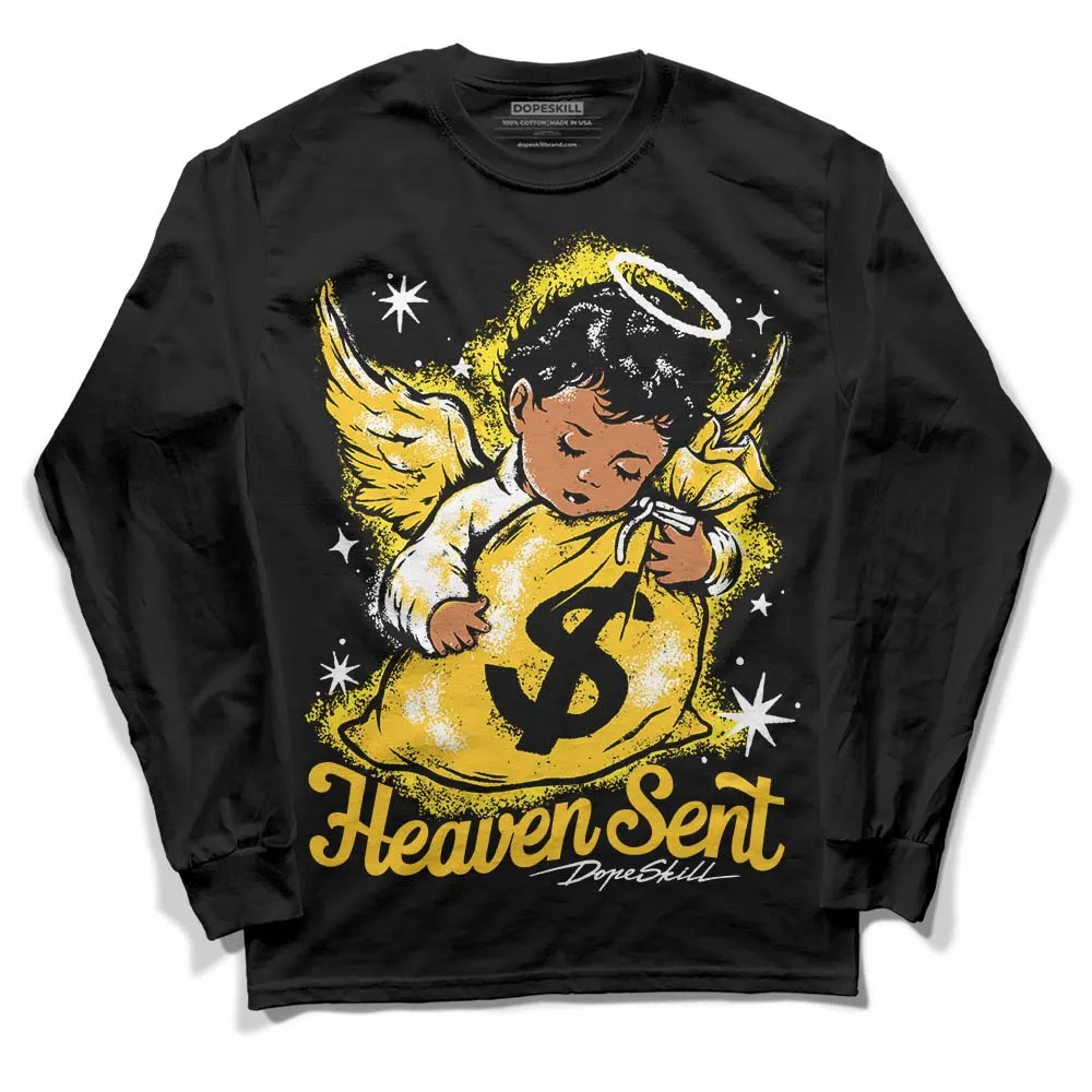 Vivid Sulfur 4s DopeSkill Long Sleeve T-Shirt Heaven Sent Graphic sold by DopeSkill product image thumbnail 2