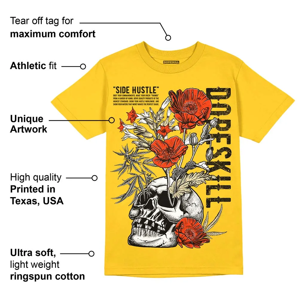 Vivid Sulfur 4s DopeSkill Yellow T-shirt Side Hustle Graphic sold by DopeSkill product image thumbnail 2