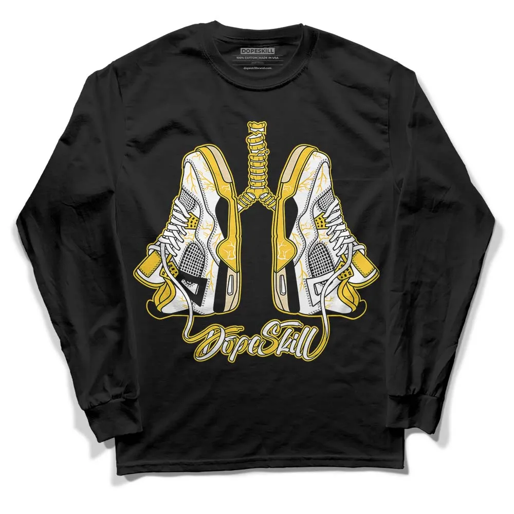 Vivid Sulfur 4s DopeSkill Long Sleeve T-Shirt Breathe Graphic sold by DopeSkill product image thumbnail 2