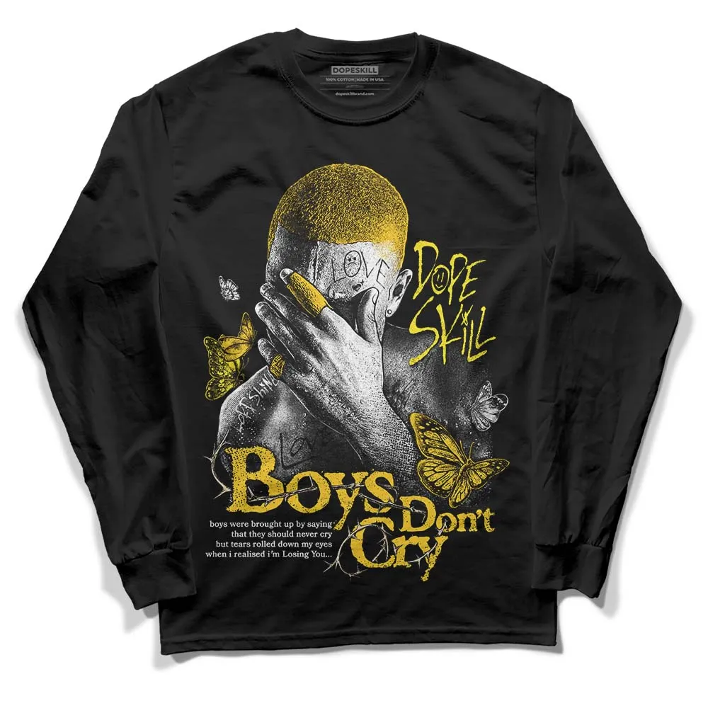 Vivid Sulfur 4s DopeSkill Long Sleeve T-Shirt Boys Don't Cry Graphic sold by DopeSkill product image thumbnail 2