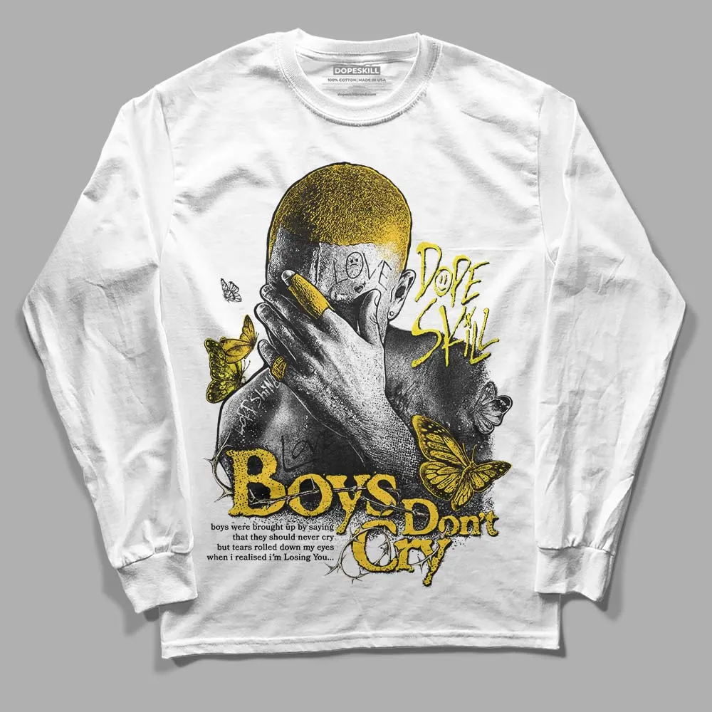 Vivid Sulfur 4s DopeSkill Long Sleeve T-Shirt Boys Don't Cry Graphic sold by DopeSkill