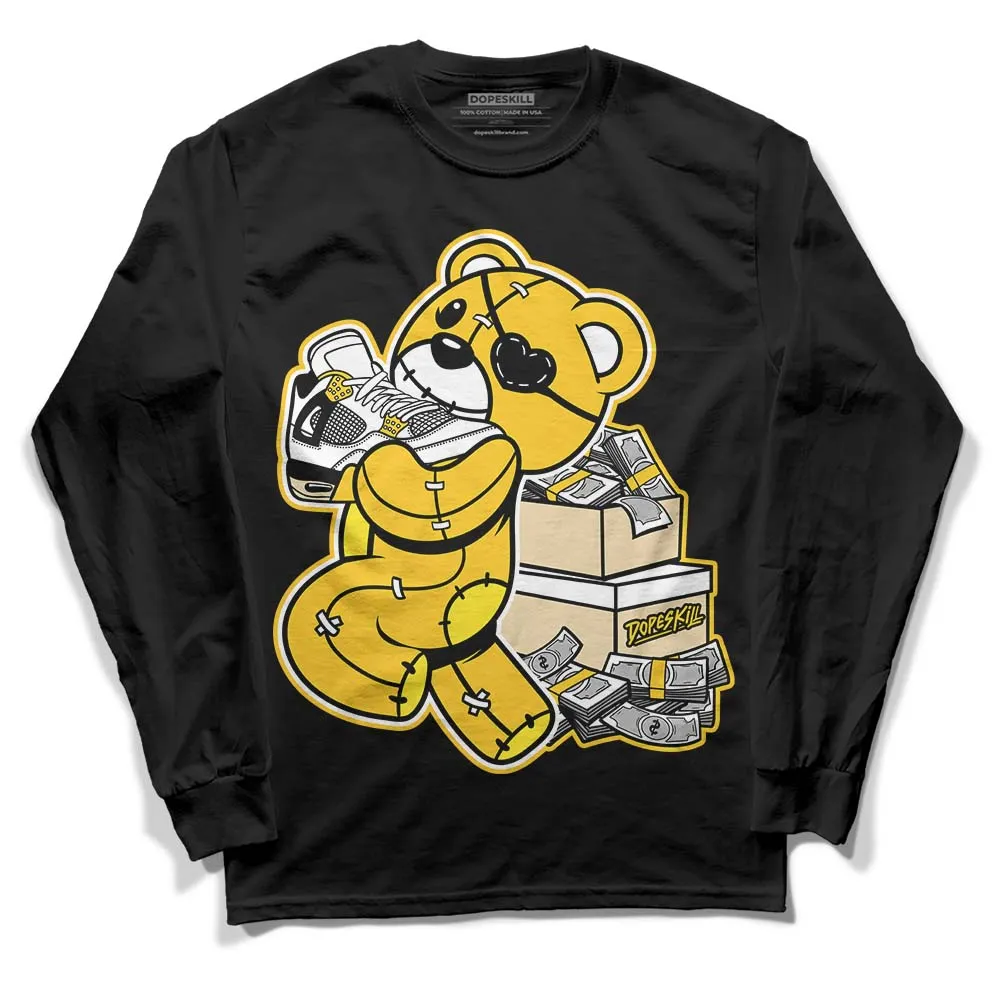 Vivid Sulfur 4s DopeSkill Long Sleeve T-Shirt Bear Steals Sneaker Graphic sold by DopeSkill product image thumbnail 2