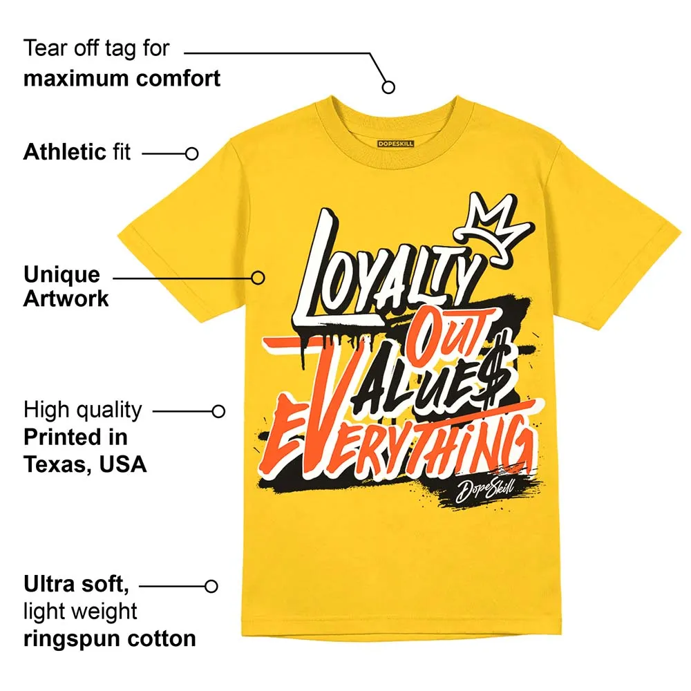 Vivid Sulfur 4s DopeSkill Yellow T-shirt LOVE Graphic sold by DopeSkill product image thumbnail 2
