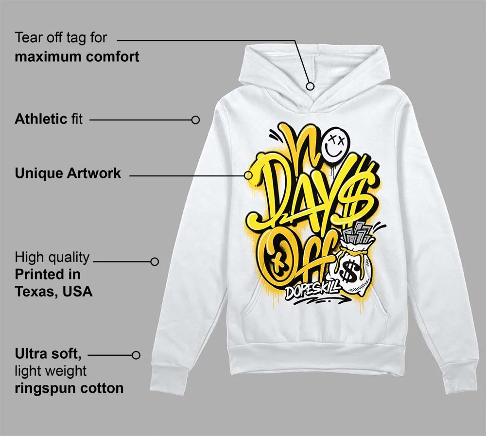 Vivid Sulfur 4s DopeSkill Hoodie Sweatshirt No Days Off Graphic sold by DopeSkill product image thumbnail 3