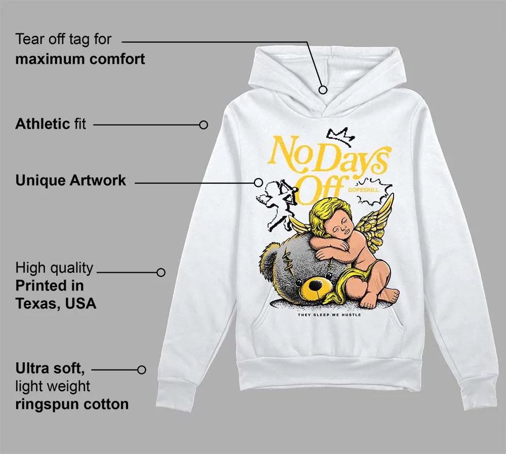 Vivid Sulfur 4s DopeSkill Hoodie Sweatshirt New No Days Off Graphic sold by DopeSkill product image thumbnail 3