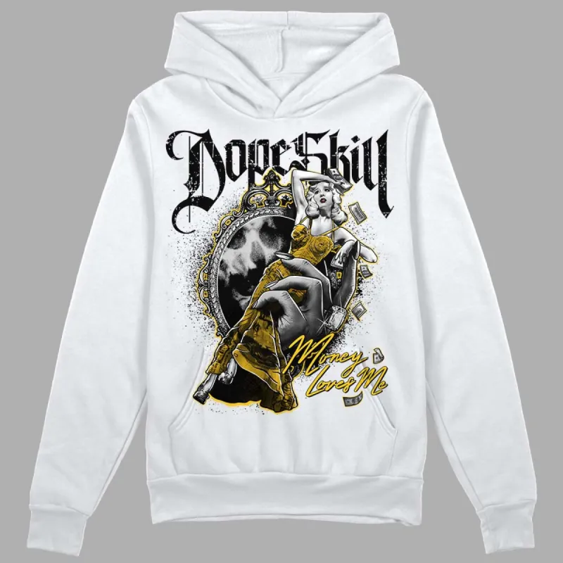 Vivid Sulfur 4s DopeSkill Hoodie Sweatshirt Money Loves Me Graphic sold by DopeSkill