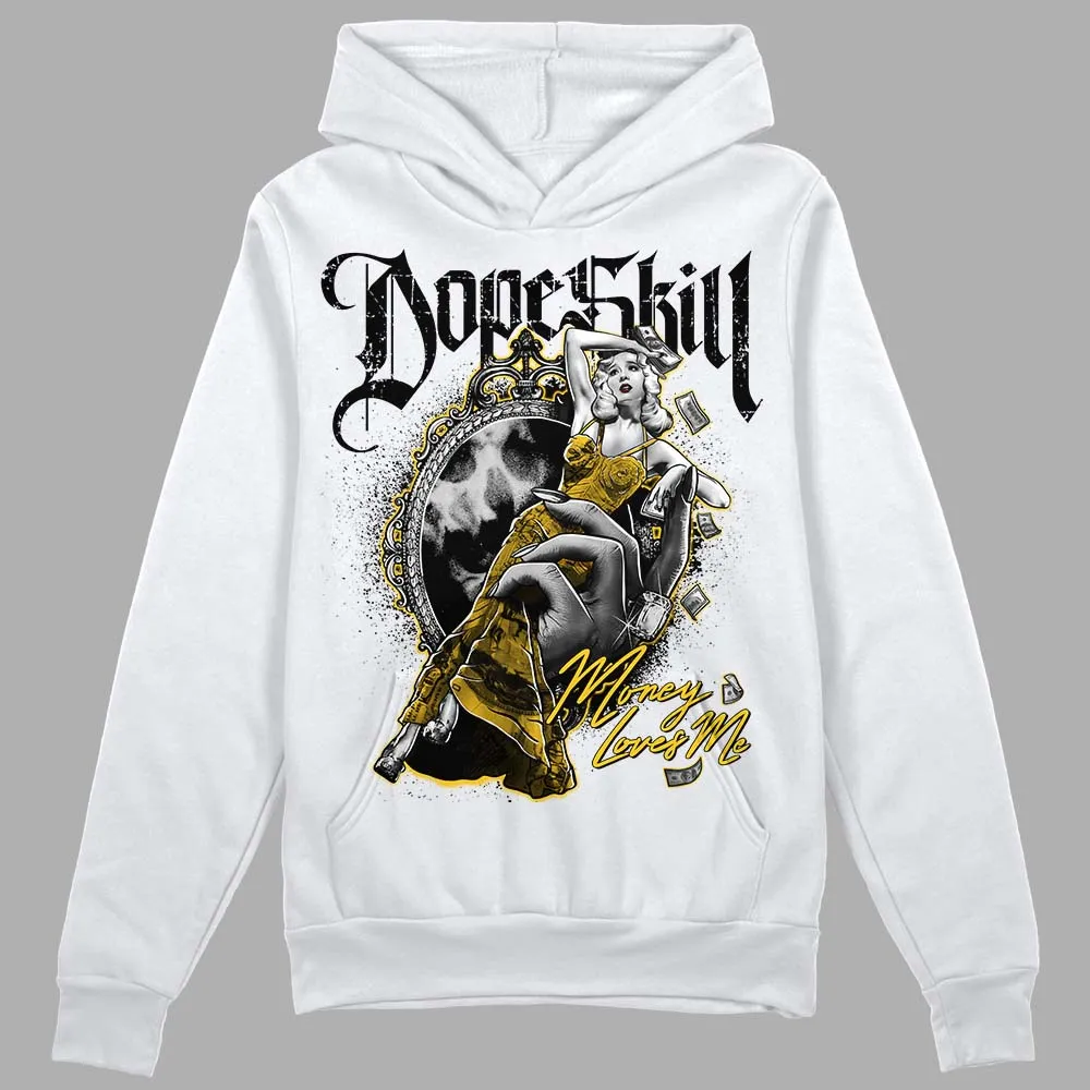 Vivid Sulfur 4s DopeSkill Hoodie Sweatshirt Money Loves Me Graphic sold by DopeSkill