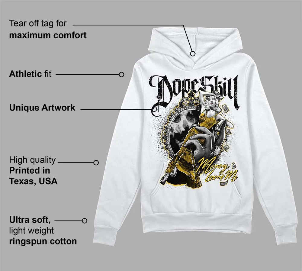 Vivid Sulfur 4s DopeSkill Hoodie Sweatshirt Money Loves Me Graphic sold by DopeSkill product image thumbnail 3