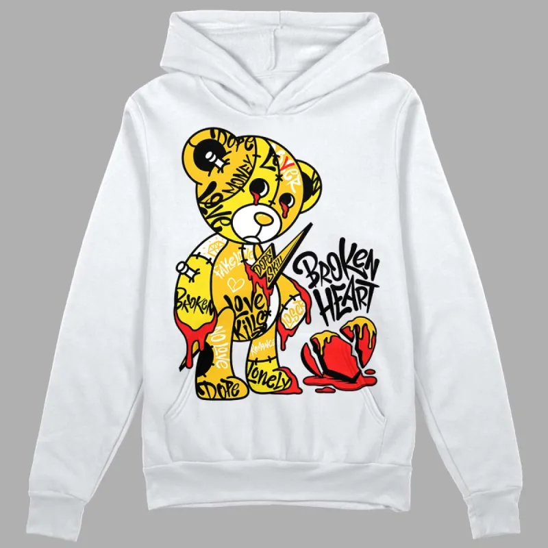 Vivid Sulfur 4s DopeSkill Hoodie Sweatshirt Broken Heart Graphic sold by DopeSkill