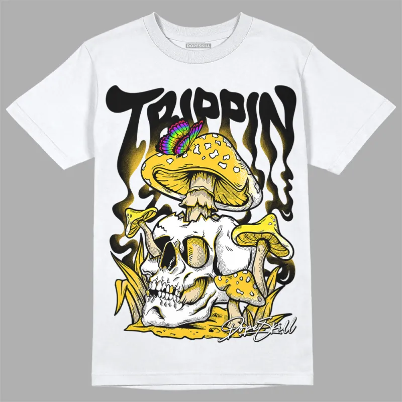 Vivid Sulfur 4s DopeSkill T-Shirt Trippin Graphic sold by DopeSkill