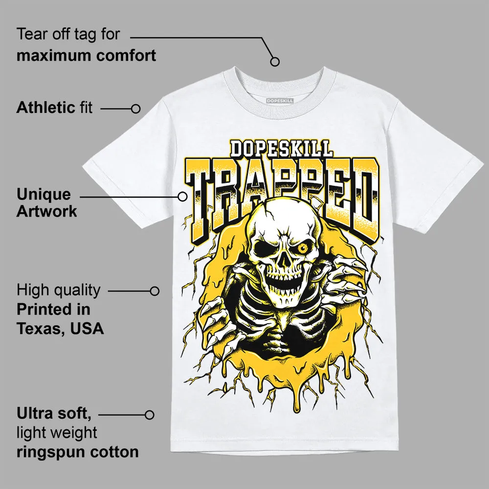 Vivid Sulfur 4s DopeSkill T-Shirt Trapped Halloween Graphic sold by DopeSkill product image thumbnail 3