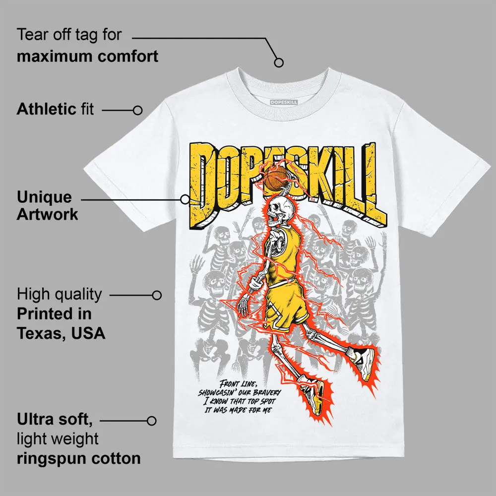Vivid Sulfur 4s DopeSkill T-Shirt Thunder Dunk Graphic sold by DopeSkill product image thumbnail 3