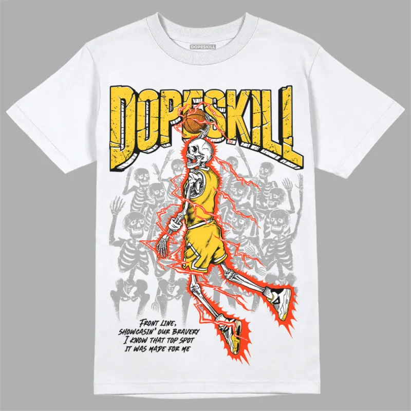 Vivid Sulfur 4s DopeSkill T-Shirt Thunder Dunk Graphic sold by DopeSkill