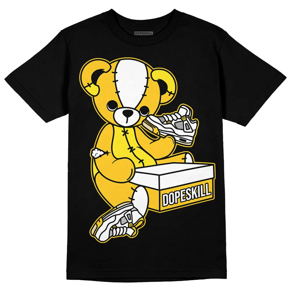 Vivid Sulfur 4s DopeSkill T-Shirt Sneakerhead BEAR Graphic sold by DopeSkill product image thumbnail 2