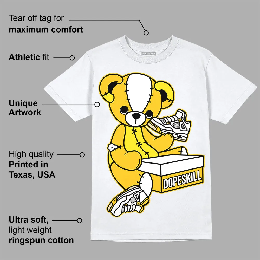 Vivid Sulfur 4s DopeSkill T-Shirt Sneakerhead BEAR Graphic sold by DopeSkill product image thumbnail 3