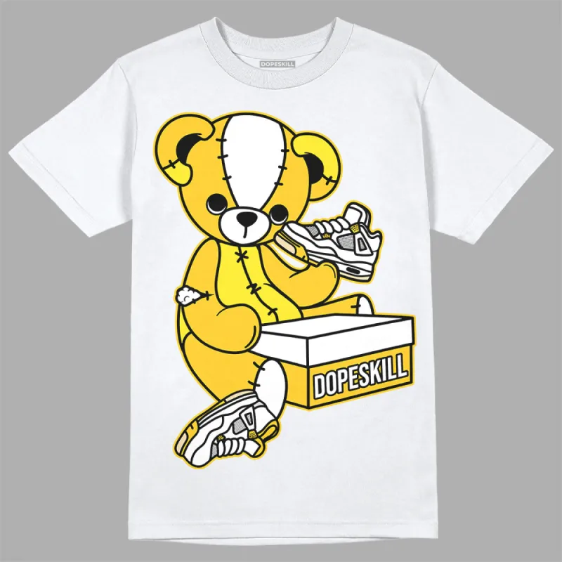 Vivid Sulfur 4s DopeSkill T-Shirt Sneakerhead BEAR Graphic sold by DopeSkill