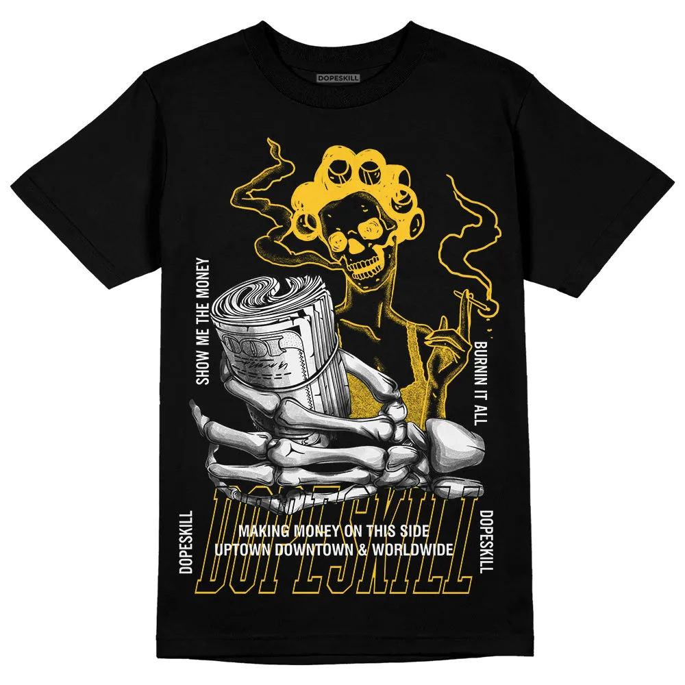 Vivid Sulfur 4s DopeSkill T-Shirt Show Me The Money Graphic sold by DopeSkill product image thumbnail 2